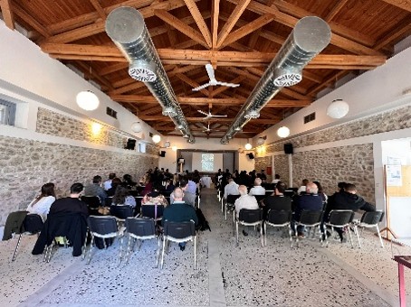 The presentation or student work and conference