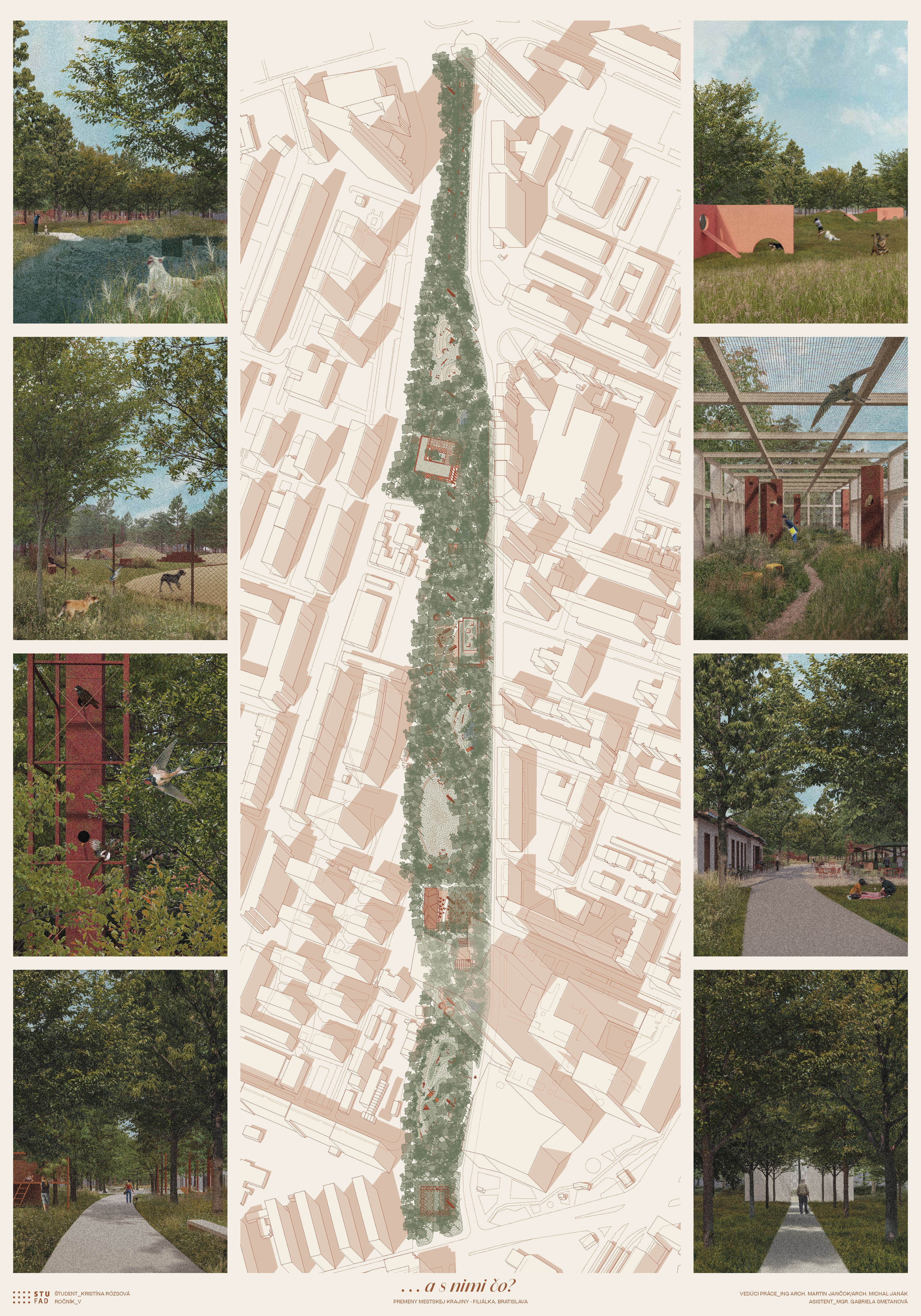 STU Pro Visio Award - Bc. Kristína Rózsová: ...a čo s nimi? (Filiálka, premeny mestskej krajiny)