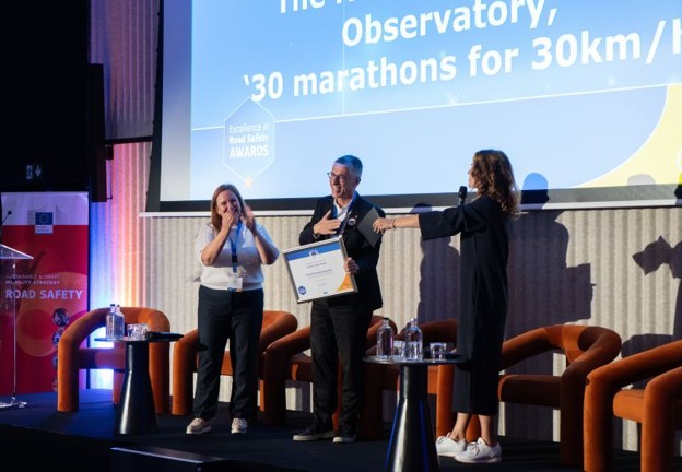 Sustainability through Safer Streets — European Road Safety Excellence Award to NTUA