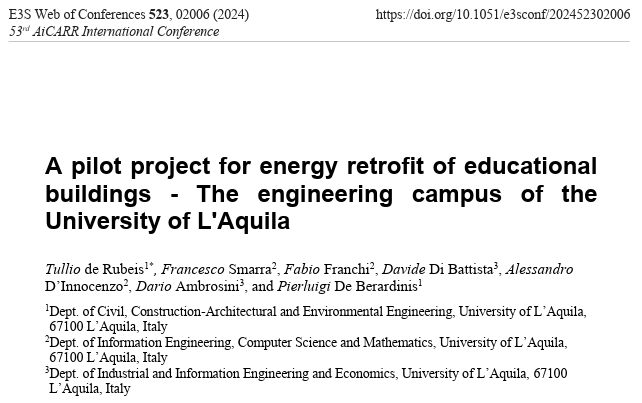 Pilot classrooms monitoring project